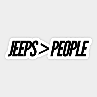 Jeeps > People Sticker